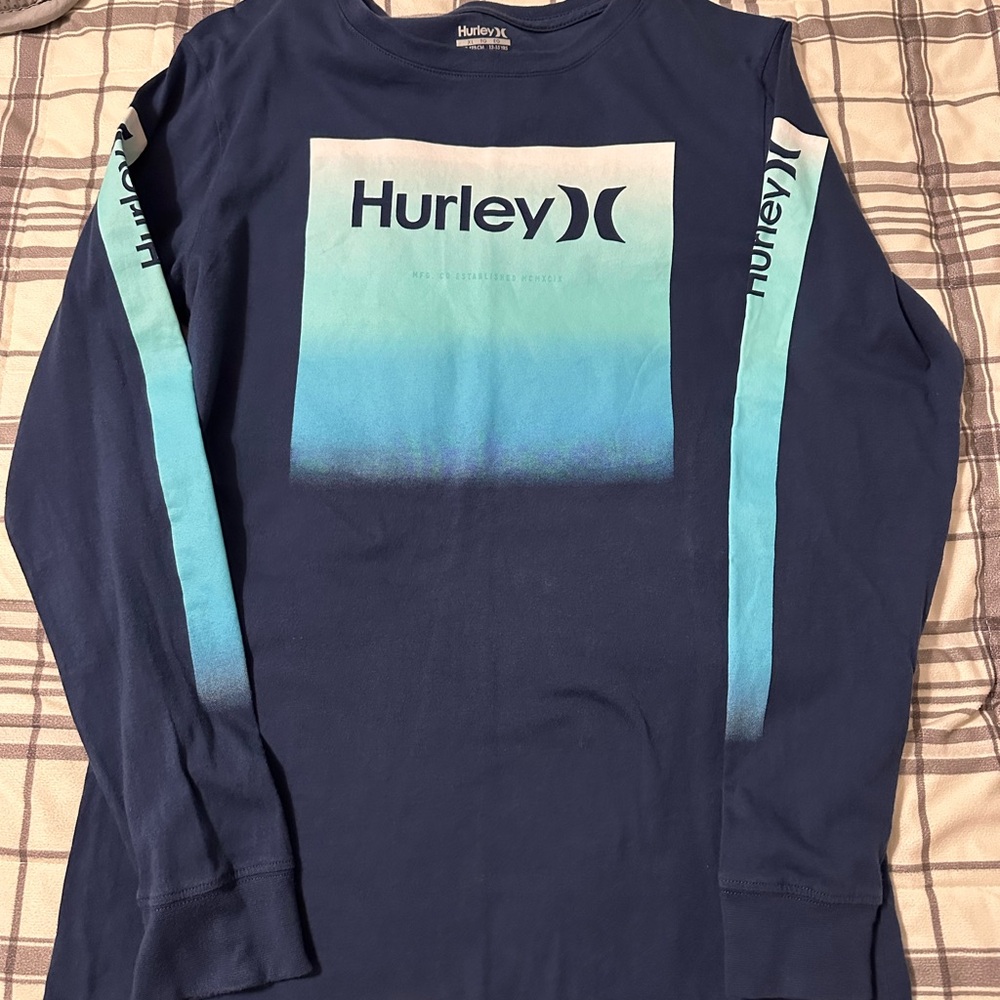 Hurley Navy Cotton Shirt